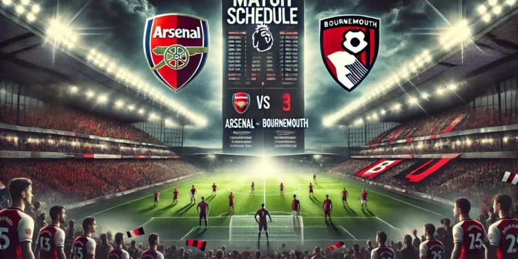 Jadwal Arsenal vs Bournemouth