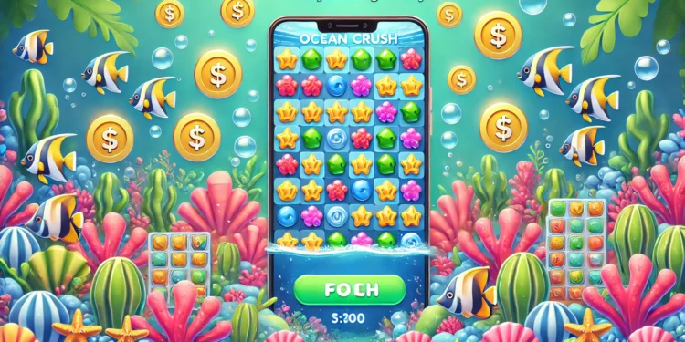 Ocean Crush Penghasil Uang Dana